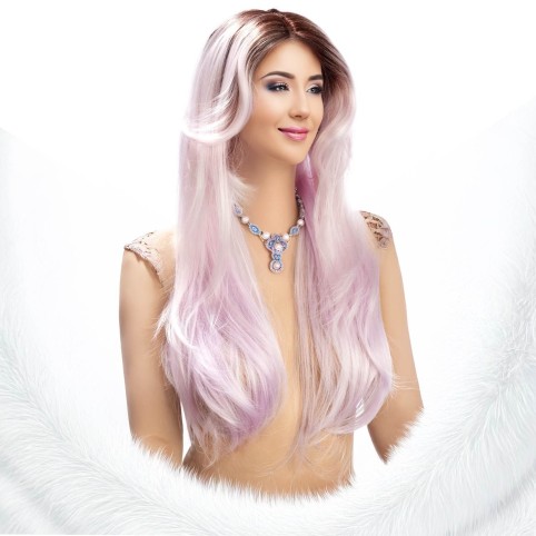 Perruque Aya parme - World Wigs