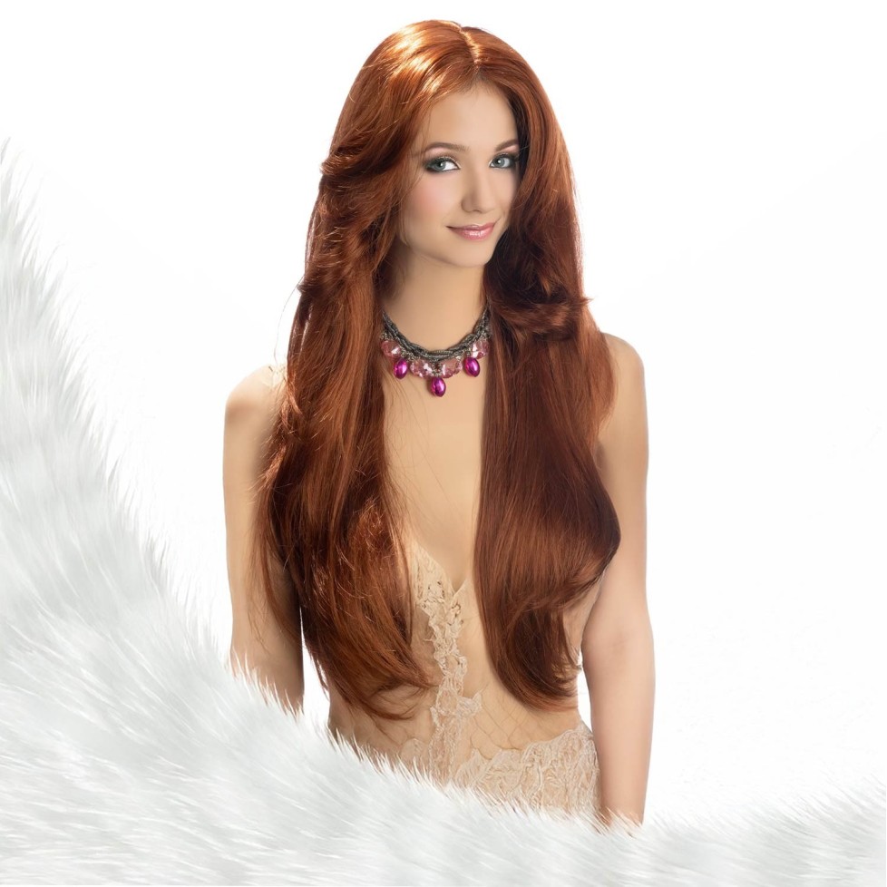 Perruque Rihana rousse - World Wigs