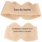 Buste faux seins silicone bandeau