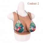 Buste faux seins, silicone pour la saison estivale, bonnet B-C-D-E-G