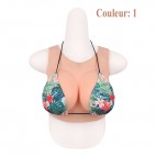 Buste faux seins, silicone pour la saison estivale, bonnet B-C-D-E-G