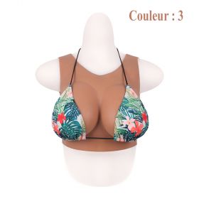 Buste faux seins, silicone pour la saison estivale, bonnet B-C-D-E-G