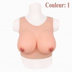 Buste faux seins, silicone pour la saison estivale, bonnet B-C-D-E-G