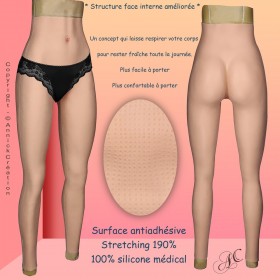 Legging réaliste en silicone, pour les trangenres