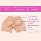 Panty en silicone haut de gamme, pour rehausser les fesses