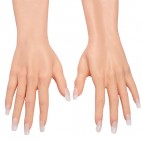 Gants féminins réalistes en silicone