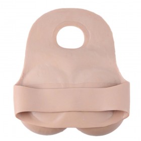 Buste faux seins 100% silicone, dos nu