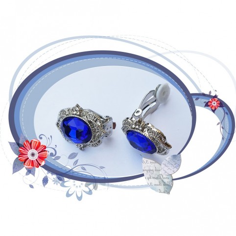 Boucles d'oreilles clips romantique