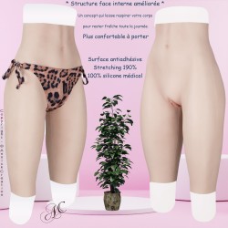 Panty faux vagin artificiel en silicone, un trompe-l’œil bluffant