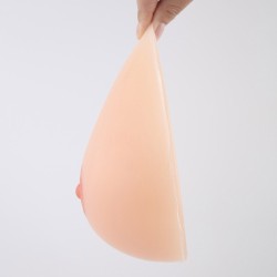 Faux seins silicone réaliste, forme de goutte d'eau