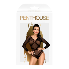 Body fantaisie noir manches longues High on love - PH0118BLK