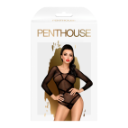 Body fantaisie noir manches longues High on love - PH0118BLK