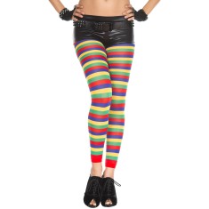 Legging fantaisie coloré bandes horizontales - MH35008RAI