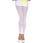 Legging blanc fin opaque et uni - MH35747WHT