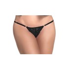 String dentelle noire - MAL107BLK