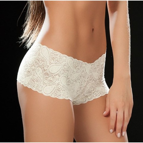 Boyshort dentelle 90 White - MAL90WHT