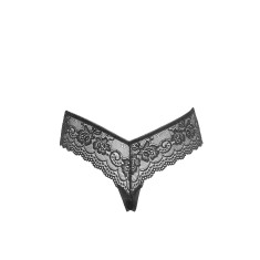 String en dentelle florale noire - R2322218