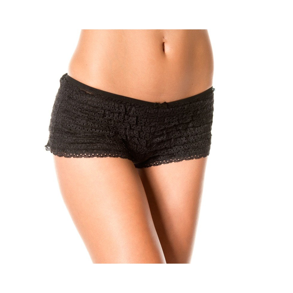 Short effet froufrou - ML119BLK