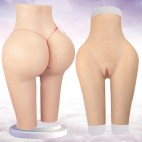 Panty réaliste transgenre en silicone, rehausseur de fesses