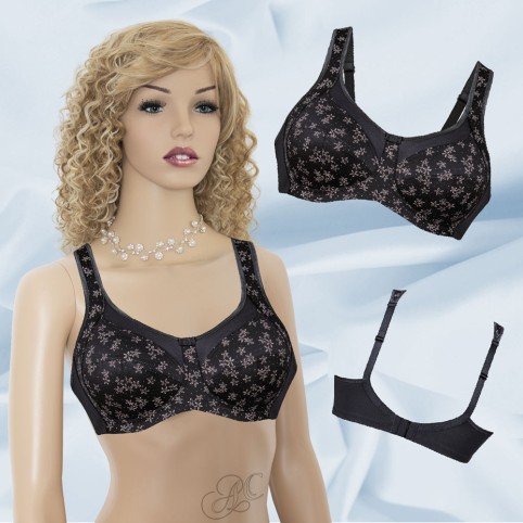 Soutien-gorge prothèse, imprimé floral