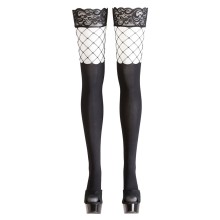 Bas autofixants opaques noir - Cotelli Legwear