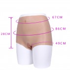 Culotte faux vagin transgenre en silicone